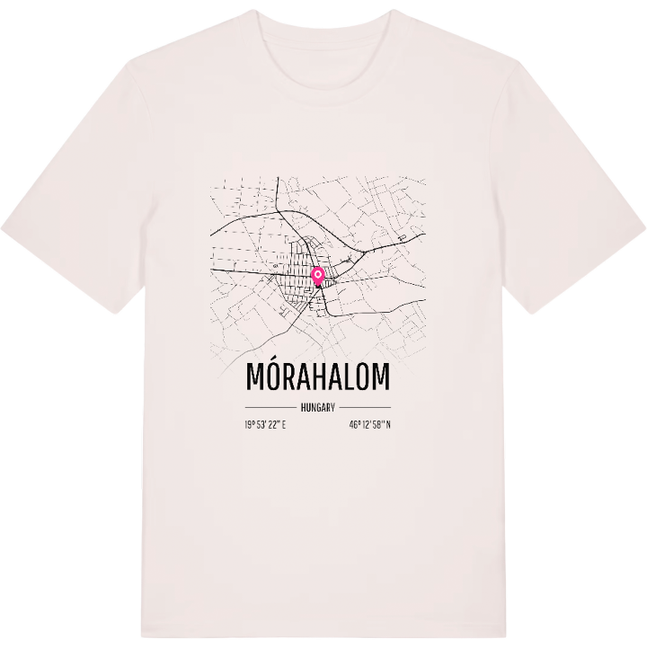 Mórahalom kort T-shirt – t-shirt fra PinShirt