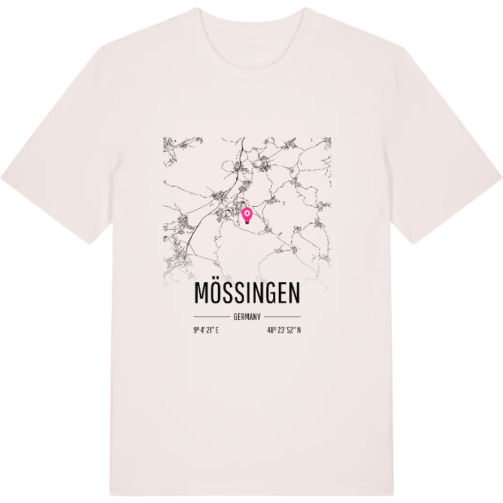 Mössingen kort T-shirt – t-shirt fra PinShirt