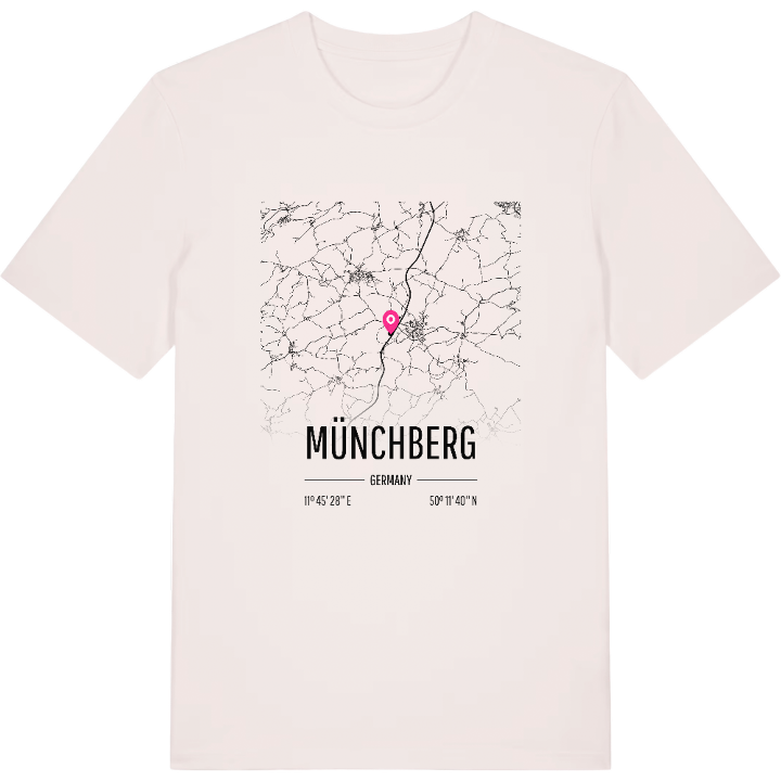 Münchberg kort T-shirt – t-shirt fra PinShirt