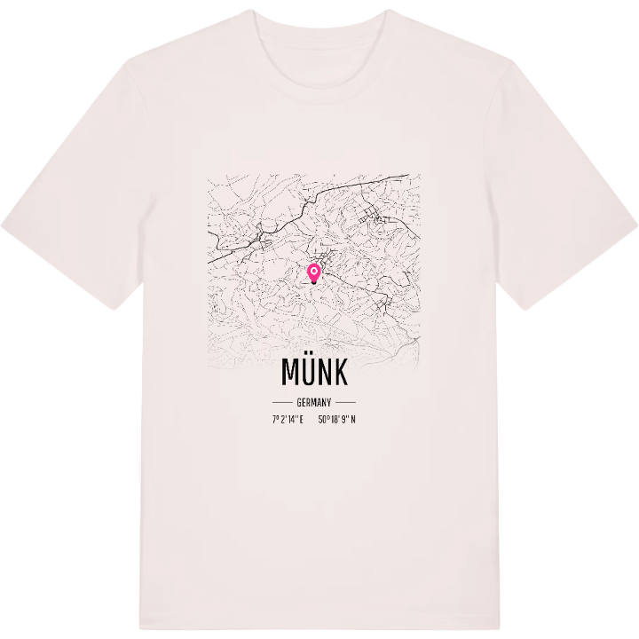 Münk kort T-shirt – t-shirt fra PinShirt