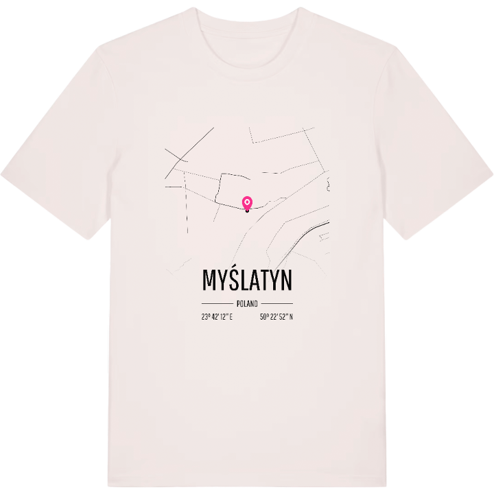 Myślatyn kort T-shirt – t-shirt fra PinShirt
