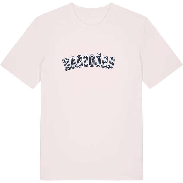 Nagygörbő college T-shirt – t-shirt fra PinShirt