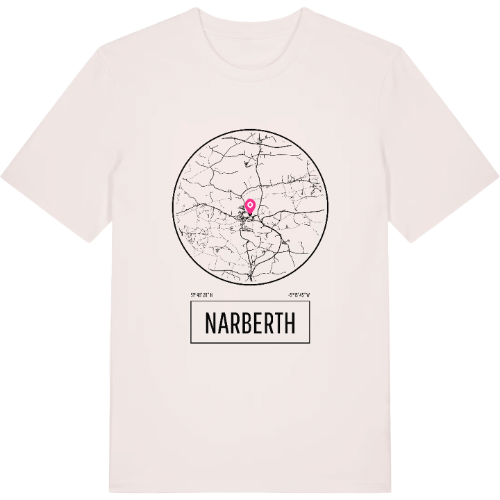 Narberth T-shirt – t-shirt fra PinShirt