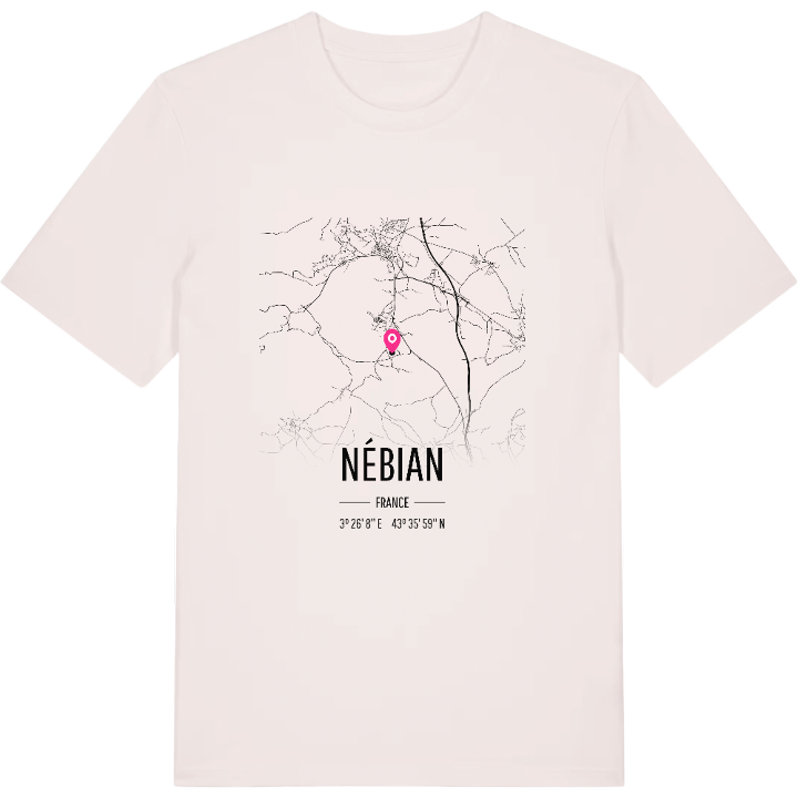 Nébian kort T-shirt – t-shirt fra PinShirt