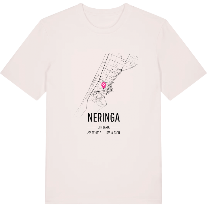 Neringa kort T-shirt – t-shirt fra PinShirt