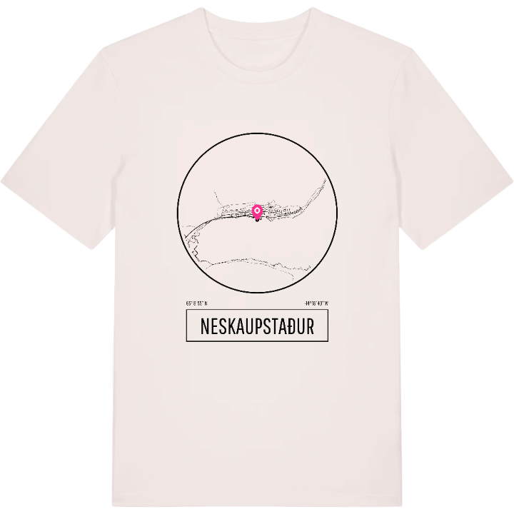 Neskaupstaður T-shirt – t-shirt fra PinShirt