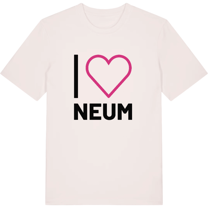 Jeg elsker Neum T-shirt stort tryk – t-shirt fra PinShirt