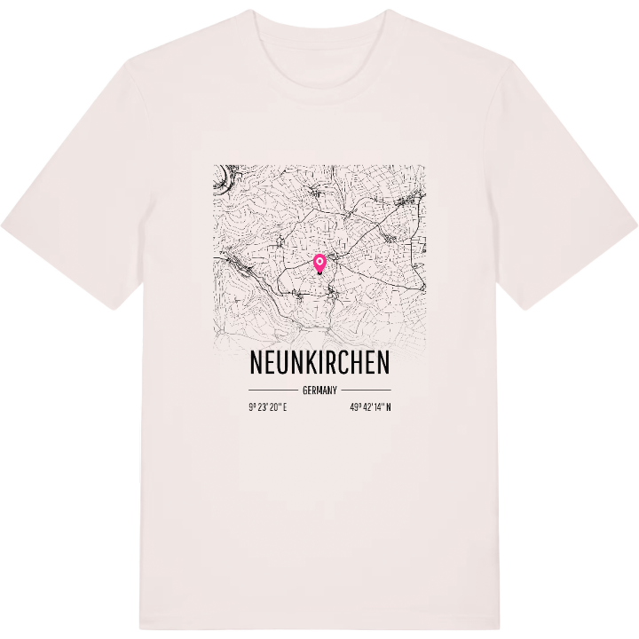 Neunkirchen kort T-shirt – t-shirt fra PinShirt