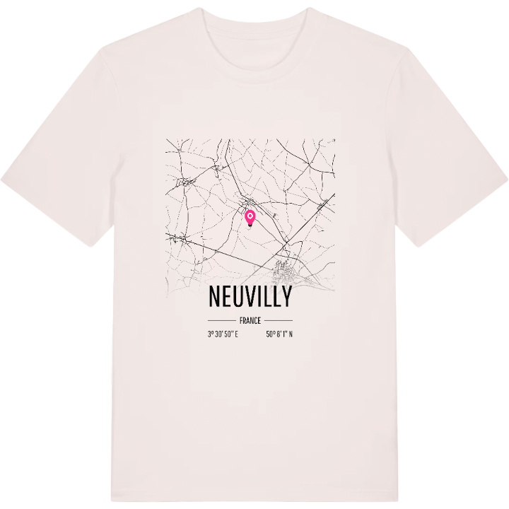 Neuvilly kort T-shirt – t-shirt fra PinShirt