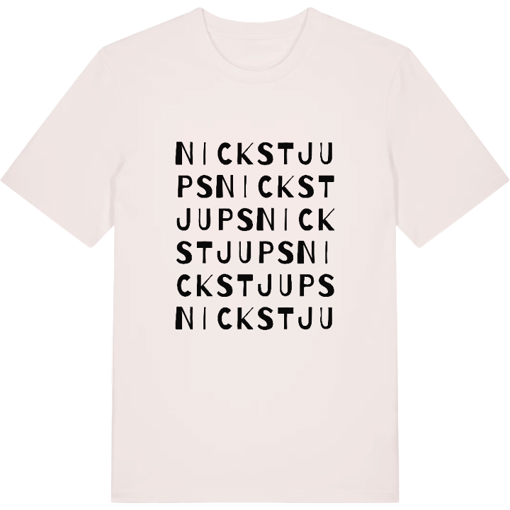 Nickstjups ordleg T-shirt – t-shirt fra PinShirt