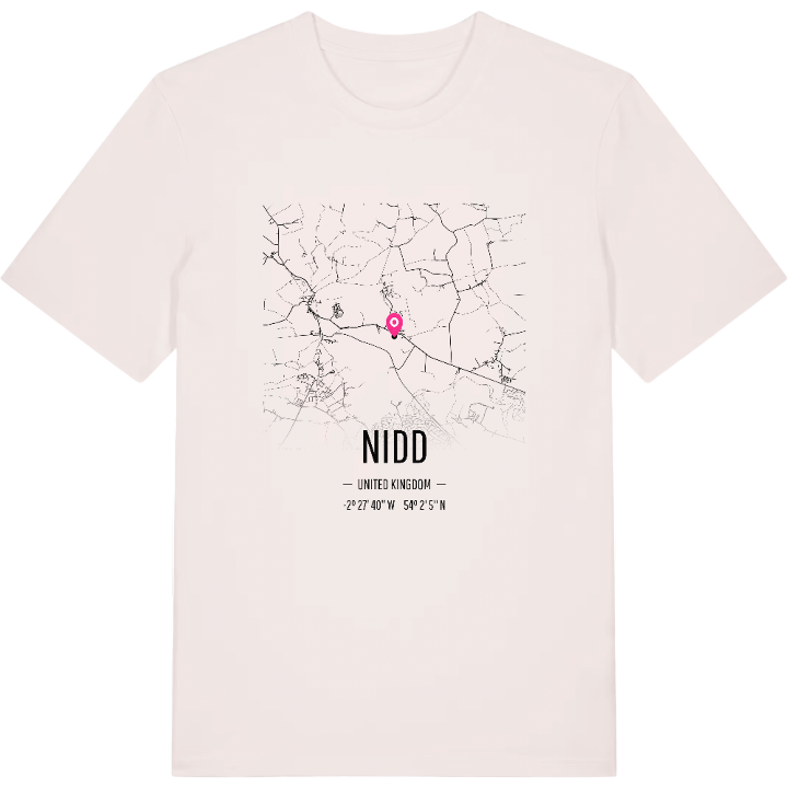 Nidd kort T-shirt – t-shirt fra PinShirt