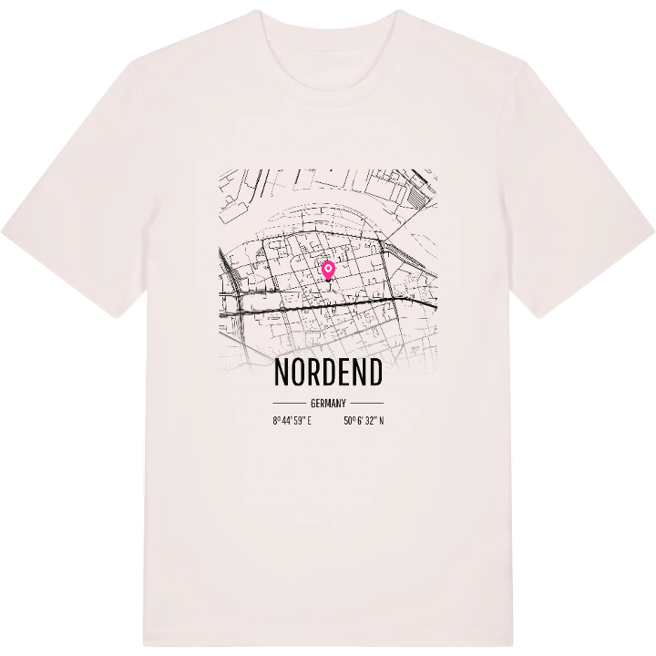 Nordend kort T-shirt – t-shirt fra PinShirt