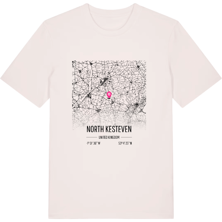 North Kesteven kort T-shirt – t-shirt fra PinShirt