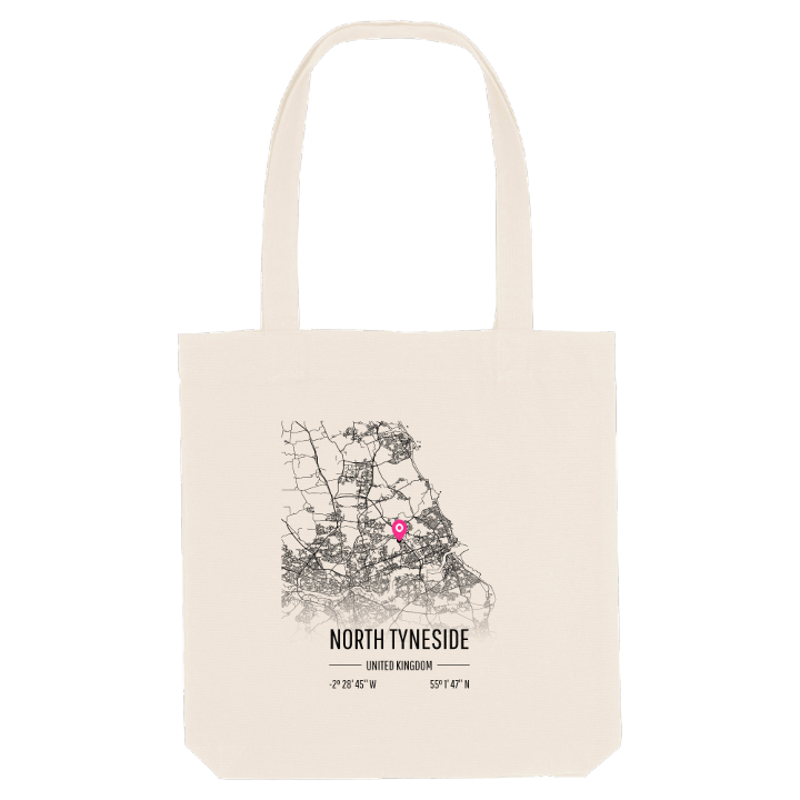 North Tyneside kort mulepose – mulepose fra PinShirt