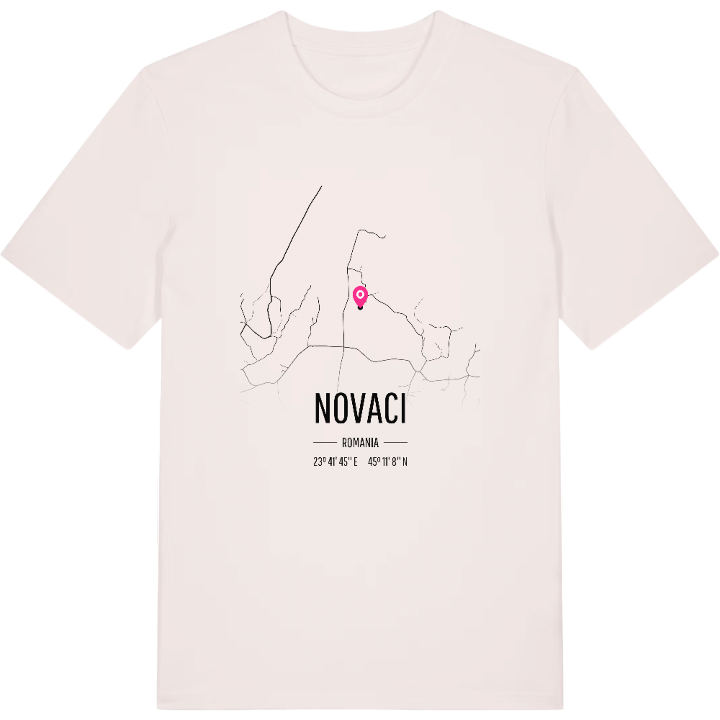 Novaci kort T-shirt – t-shirt fra PinShirt