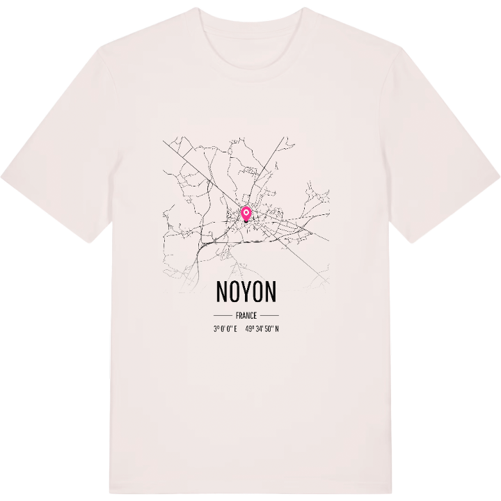 Noyon kort T-shirt – t-shirt fra PinShirt