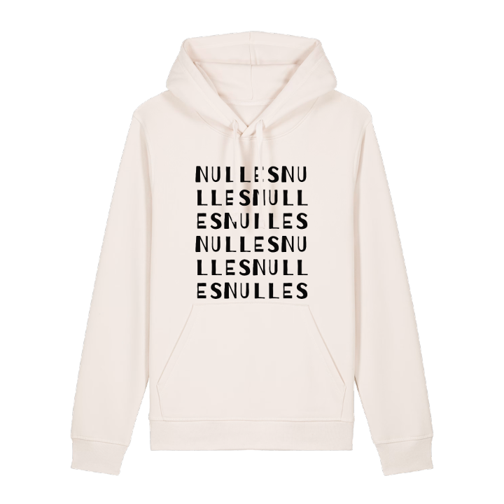 Nulles ordleg hættetrøje – hættetrøje fra PinShirt