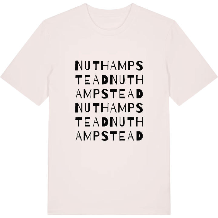 Nuthampstead ordleg T-shirt – t-shirt fra PinShirt