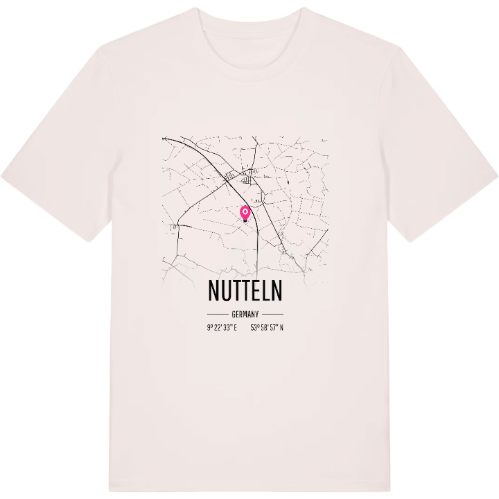 Nutteln kort T-shirt – t-shirt fra PinShirt