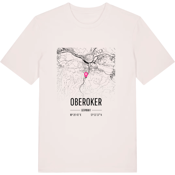 Oberoker kort T-shirt – t-shirt fra PinShirt