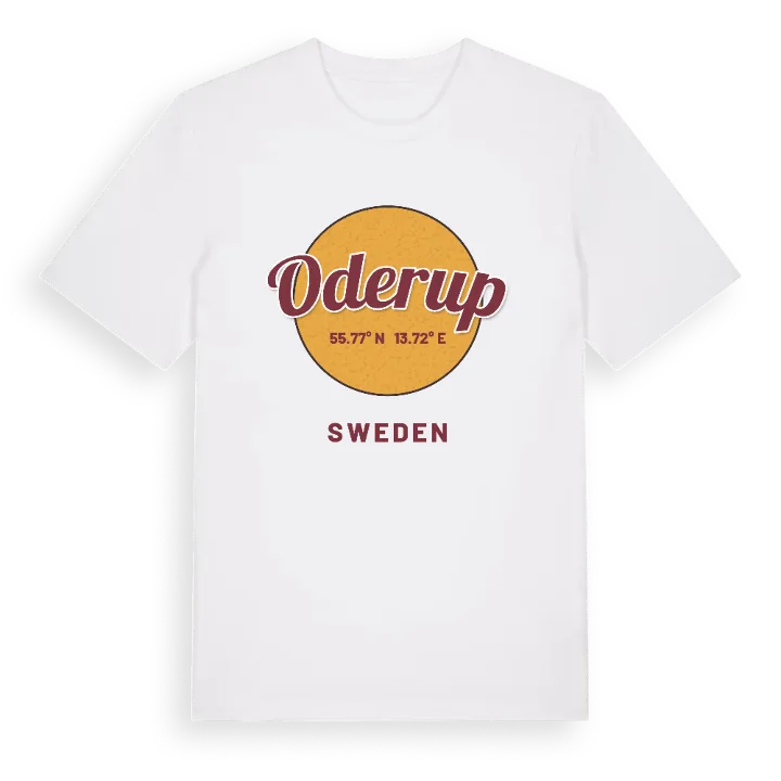 Oderup cirkel t-shirt – t-shirt fra PinShirt