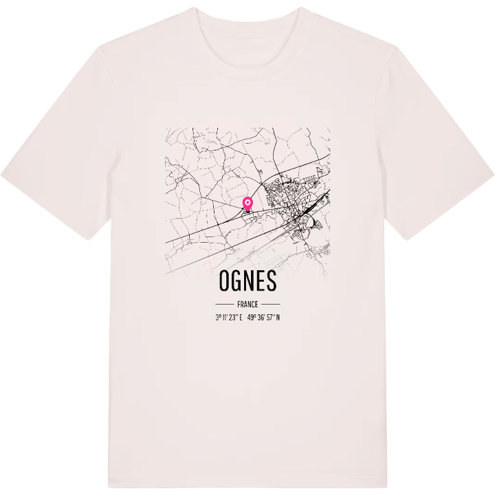 Ognes kort T-shirt – t-shirt fra PinShirt