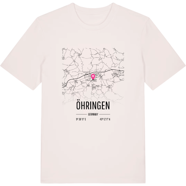 Öhringen kort T-shirt – t-shirt fra PinShirt