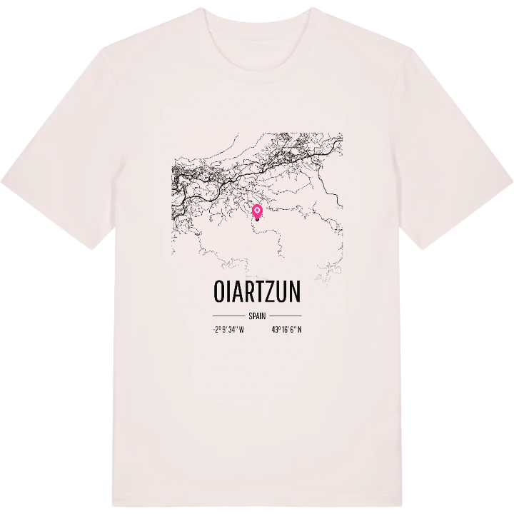 Oiartzun kort T-shirt – t-shirt fra PinShirt