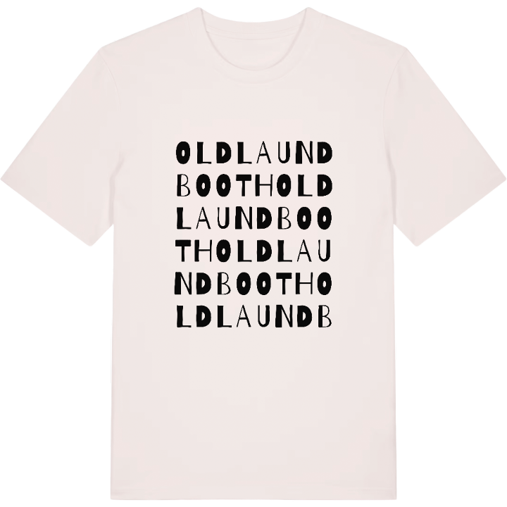 Old Laund Booth ordleg T-shirt – t-shirt fra PinShirt