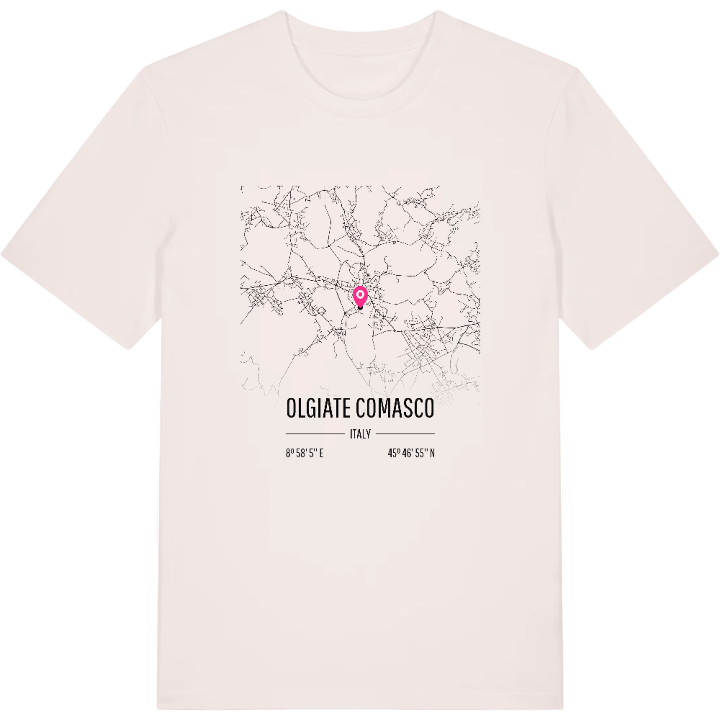 Olgiate Comasco kort T-shirt – t-shirt fra PinShirt