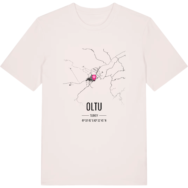 Oltu kort T-shirt – t-shirt fra PinShirt