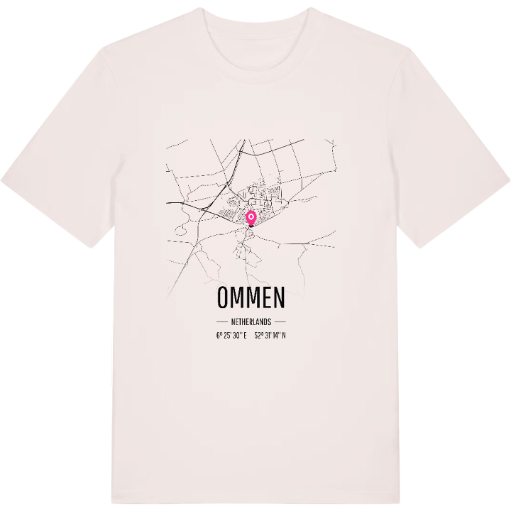 Ommen kort T-shirt – t-shirt fra PinShirt