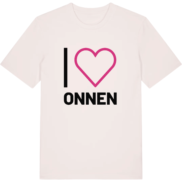 Jeg elsker Onnen T-shirt stort tryk – t-shirt fra PinShirt