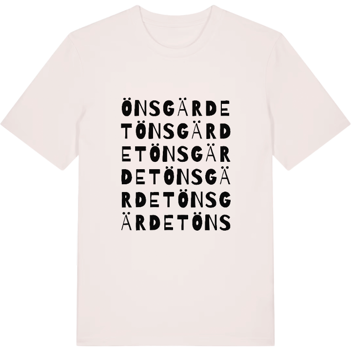 Önsgärdet ordleg T-shirt – t-shirt fra PinShirt