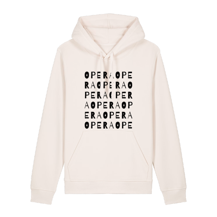 Opera ordleg hættetrøje – hættetrøje fra PinShirt