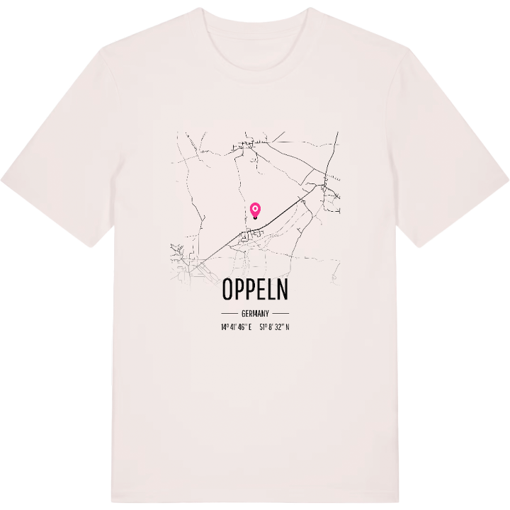 Oppeln kort T-shirt – t-shirt fra PinShirt