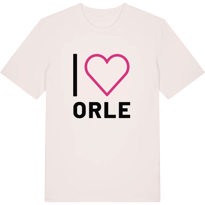 Jeg elsker Orle T-shirt stort tryk – t-shirt fra PinShirt