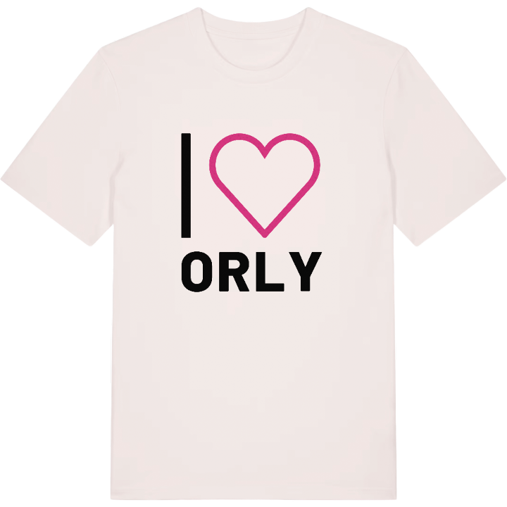 Jeg elsker Orly T-shirt stort tryk – t-shirt fra PinShirt