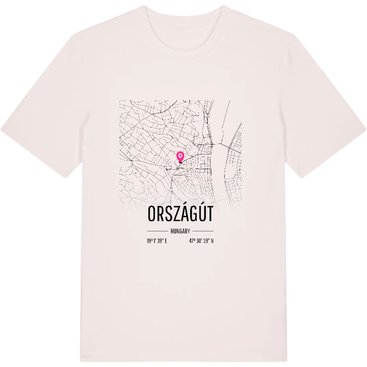 Országút kort T-shirt – t-shirt fra PinShirt