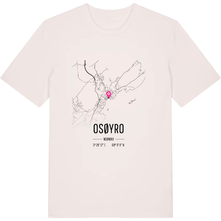 Osøyro kort T-shirt – t-shirt fra PinShirt