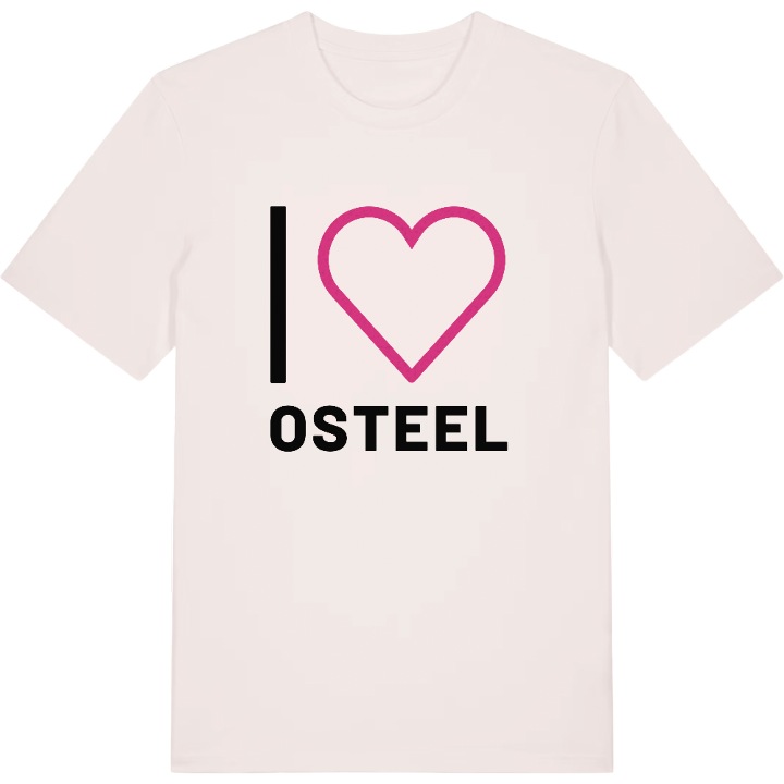 Jeg elsker Osteel T-shirt stort tryk – t-shirt fra PinShirt