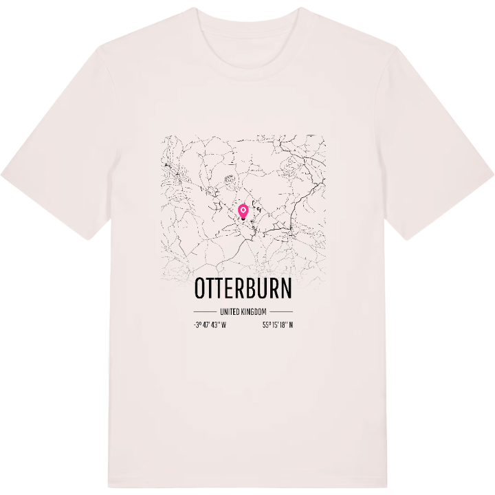 Otterburn kort T-shirt – t-shirt fra PinShirt