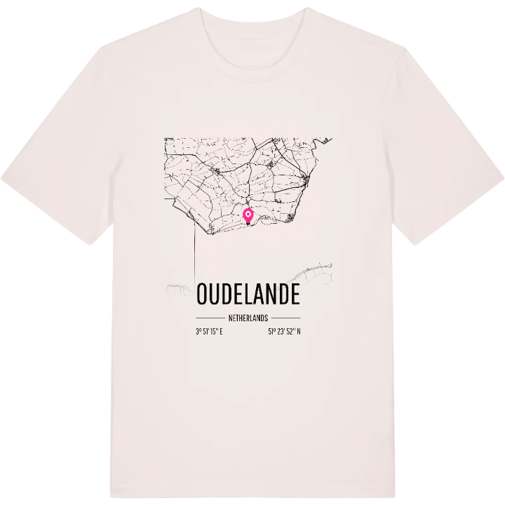 Oudelande kort T-shirt – t-shirt fra PinShirt