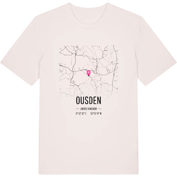 Ousden kort T-shirt – t-shirt fra PinShirt