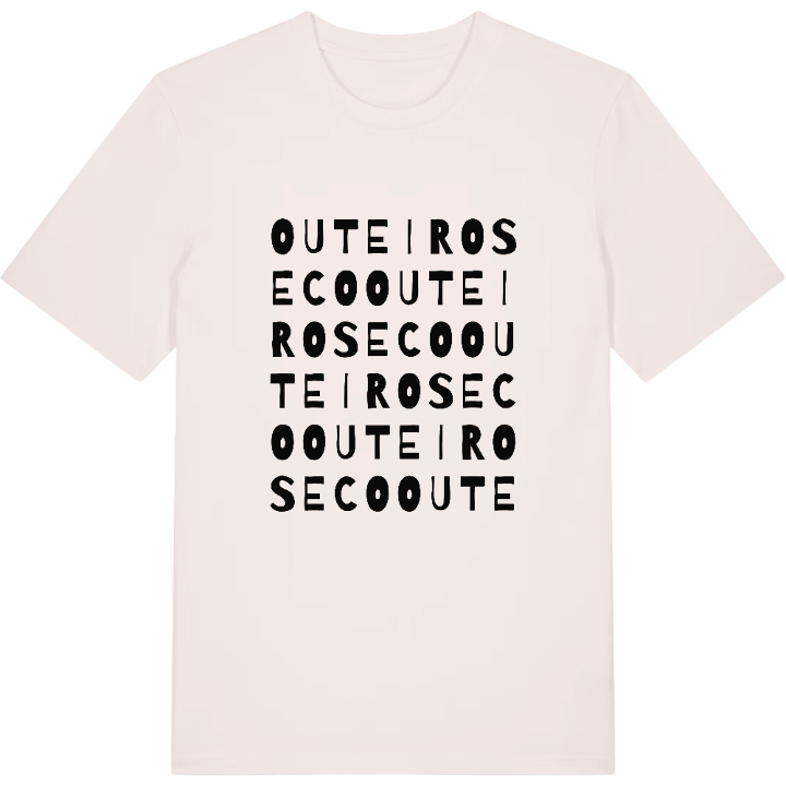 Outeiro Seco ordleg T-shirt – t-shirt fra PinShirt