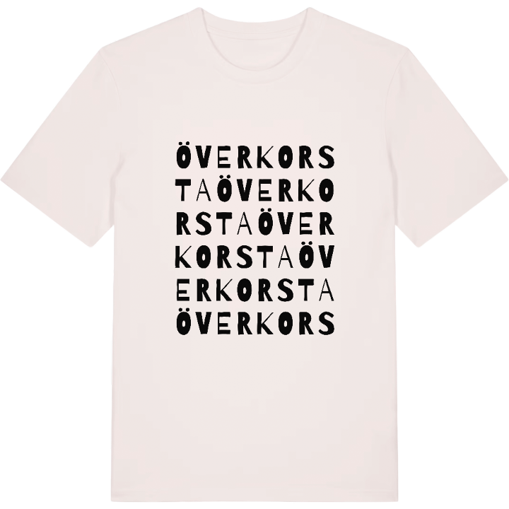 Överkorsta ordleg T-shirt – t-shirt fra PinShirt