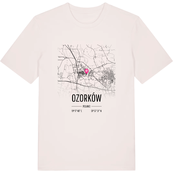 Ozorków kort T-shirt – t-shirt fra PinShirt