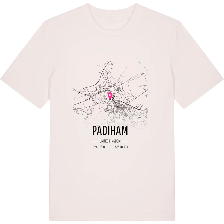 Padiham kort T-shirt – t-shirt fra PinShirt