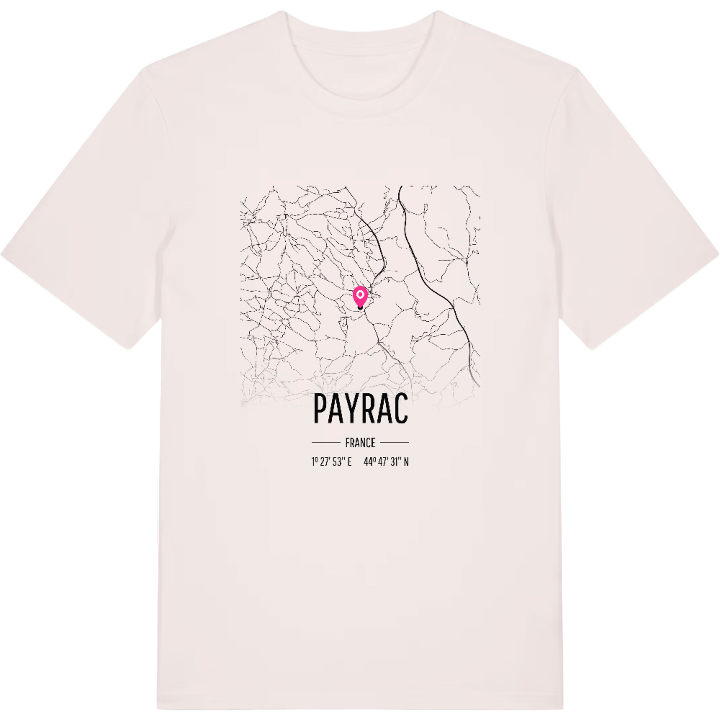 Payrac kort T-shirt – t-shirt fra PinShirt
