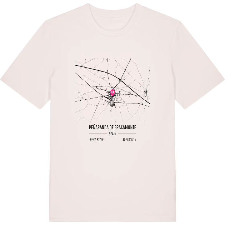 Peñaranda de Bracamonte kort T-shirt – t-shirt fra PinShirt